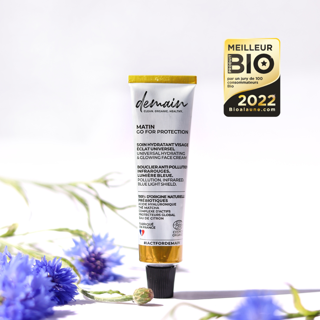 Le soin hydratant Go For Protection a reçu le prix du meilleur produit Bio 2022.
