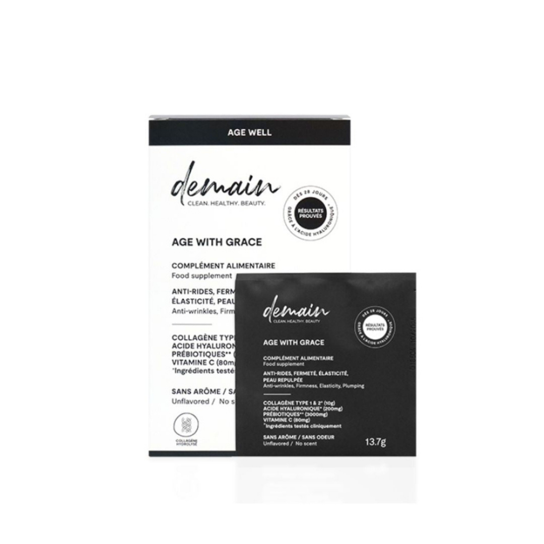 Food supplement with collagen and hyaluronic acid