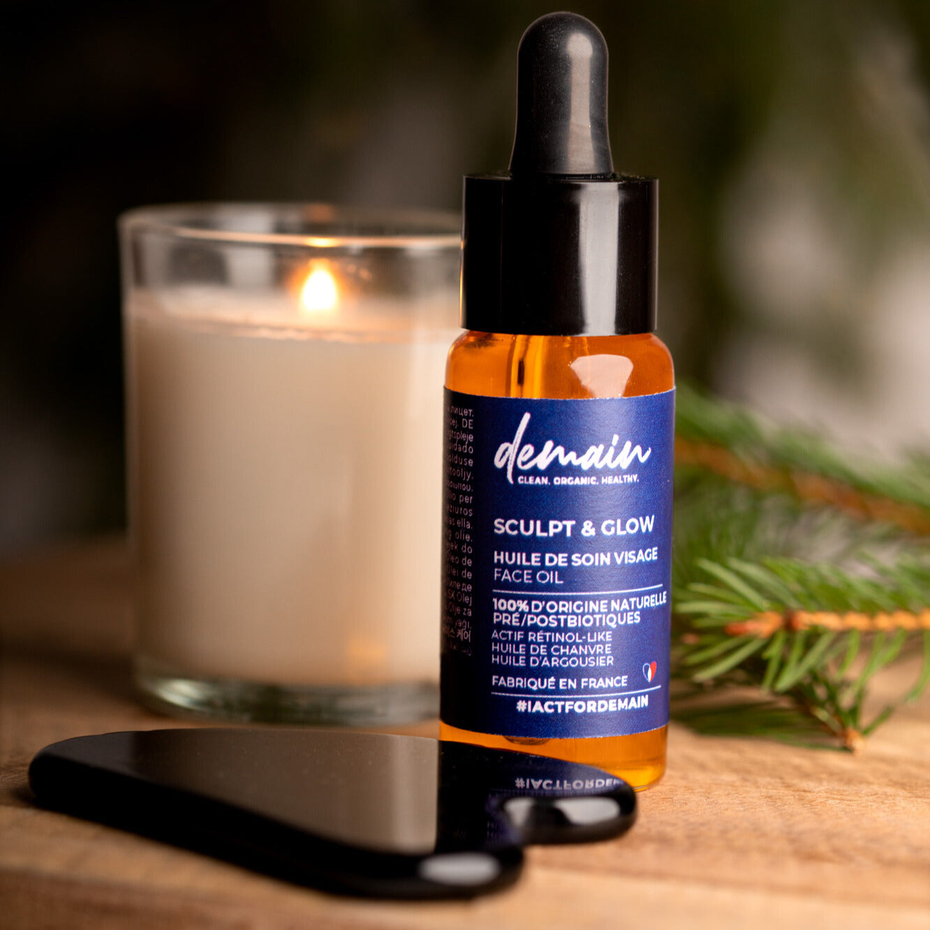 huile massage sculpt and glow