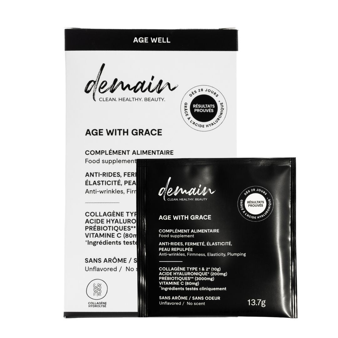 Food supplement with collagen and hyaluronic acid