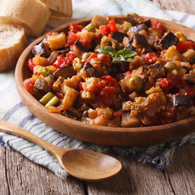 CAPONATA SICILIENNE : L'ÉLOGE DU RÉGIME CRÉTOIS