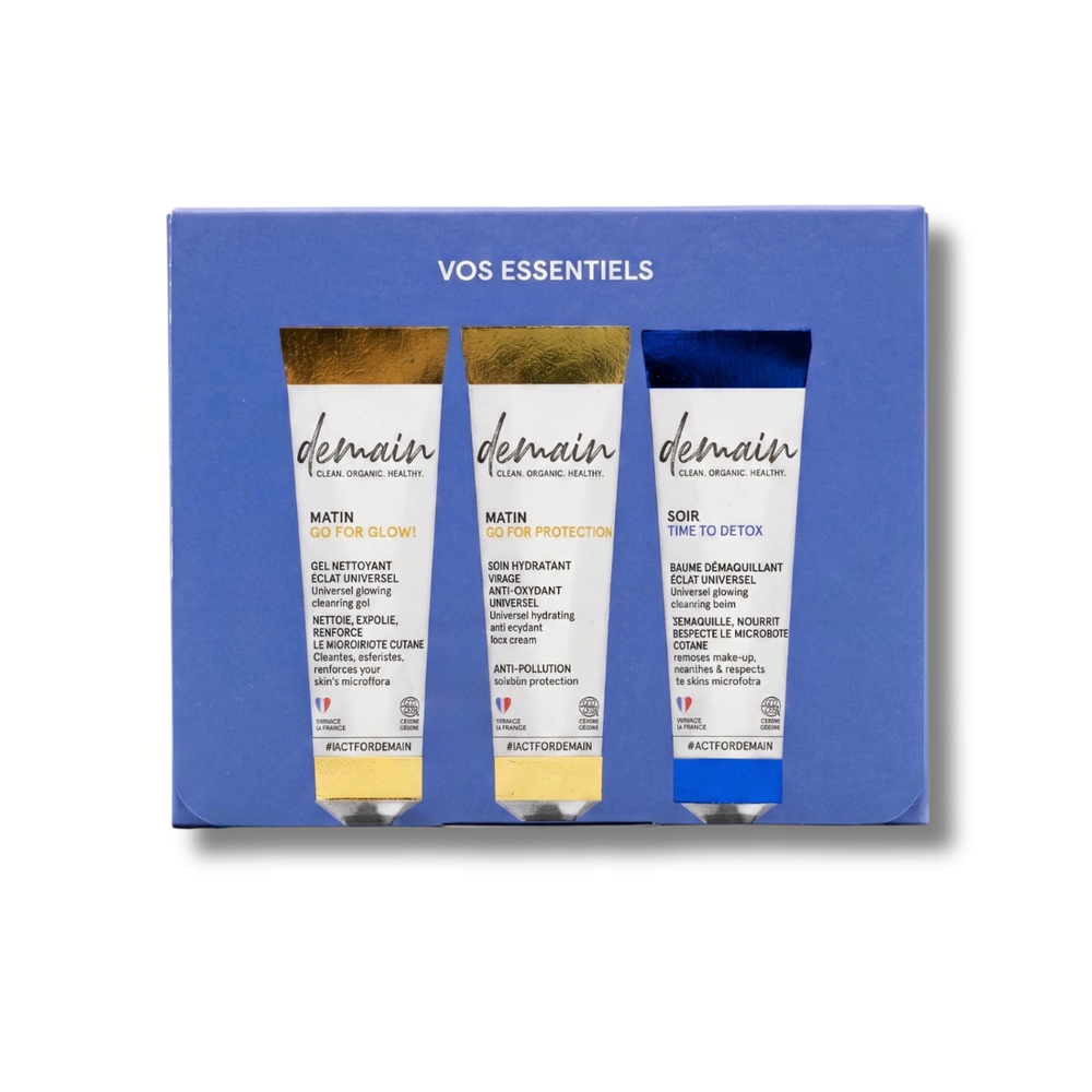 Coffret Vos Essentiels Beauté Demain Beauty en formats découverte