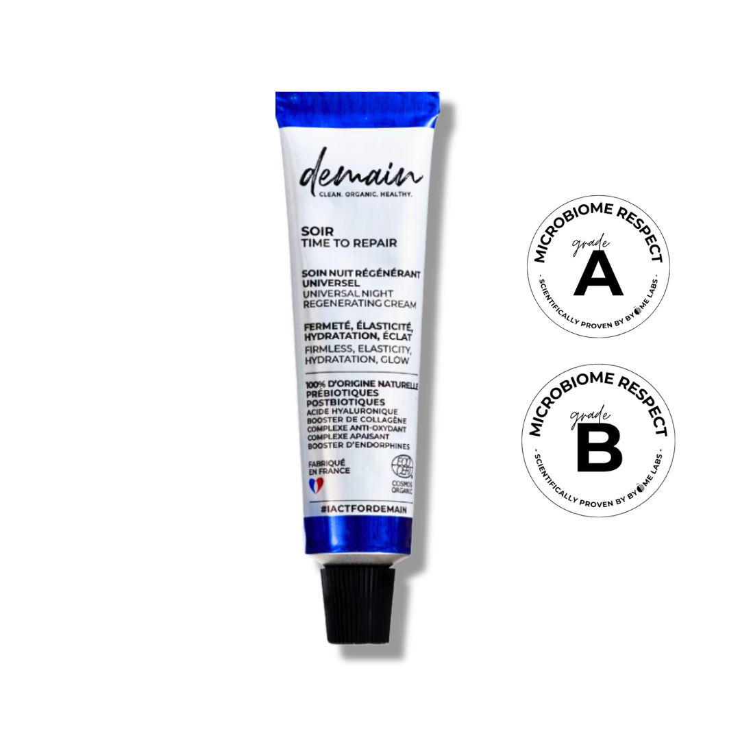 Crème de nuit régénérante prébiotiques