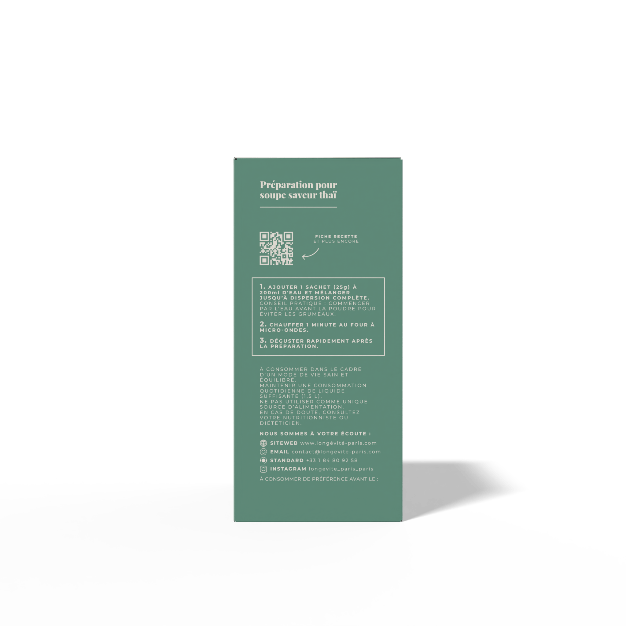 Soupe exotique, épicée et nappante, évoquant les saveurs de la Thaïlande