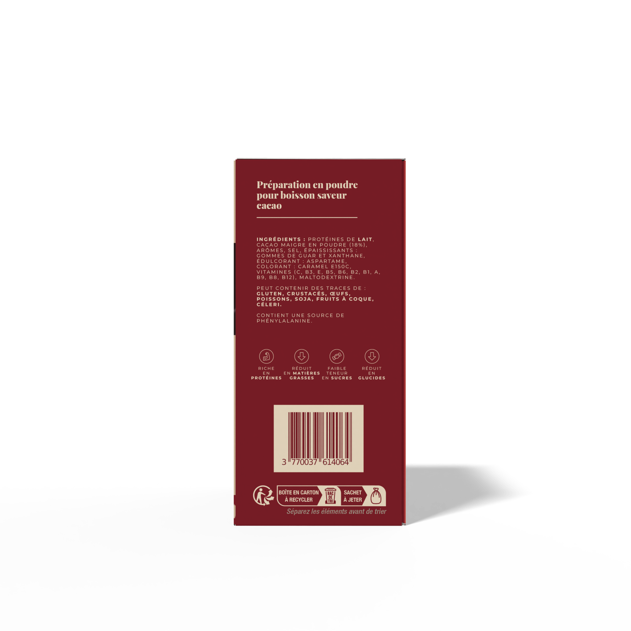 Chocolat chaud corsé et nappant, intensément réconfortant